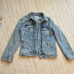 Distressed Denim Jacket